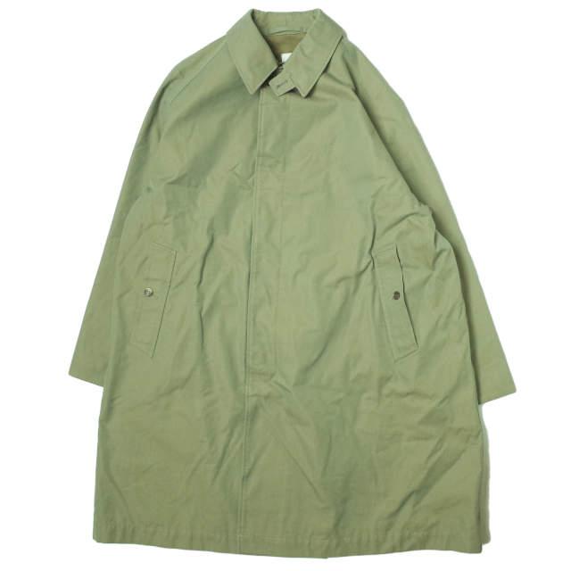 アナトミカ　シングルラグランコート　オリーブ ANATOMICA (アナトミカ) SINGLE RAGLAN Ⅰ S PROOFED GABARDINE