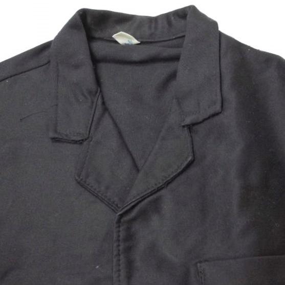 フレンチヴィンテージ Dubure ＆ Deverchere Black Moleskin Lapel Jacket ブラックモールスキン ラペルワークジャケット 44 ユーロ g13031 |  | 02