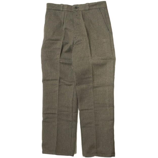 フレンチヴィンテージ barbe bleue Cotton Pique Stripe Trousers