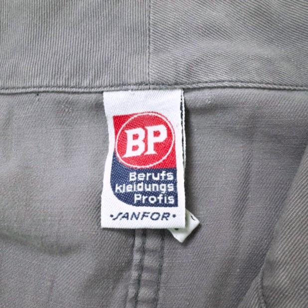 フレンチヴィンテージ BERUFS KLEIDUNGS PROFIS コットンツイル リペア＆パッチワークコート 50 FADE NAVY ユーロ BP SANFOR g13050 |  | 02