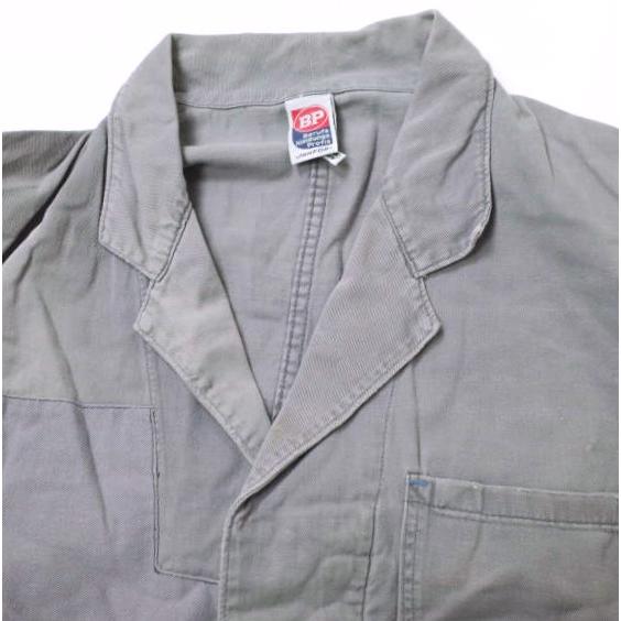 フレンチヴィンテージ BERUFS KLEIDUNGS PROFIS コットンツイル リペア＆パッチワークコート 50 FADE NAVY ユーロ BP SANFOR g13050 |  | 03