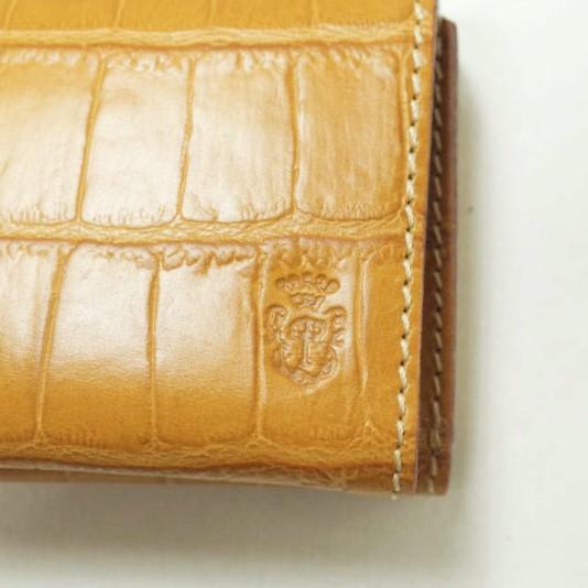 Felisi フェリージ イタリア製 クロコ型押しエンボスレザーカードケース 909/SA MANGO 二つ折り 名刺入れ g13148 |  | 02