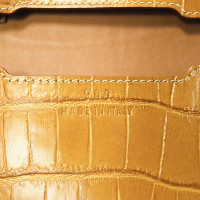 Felisi フェリージ イタリア製 クロコ型押しエンボスレザーカードケース 909/SA MANGO 二つ折り 名刺入れ g13148 |  | 07