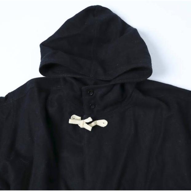 Yarmo ヤーモ イギリス製 Wool Melton Hoody Coat ウールメルトンフードコート YAR-16AW J1 M NAVY アウター g13155 |  | 04