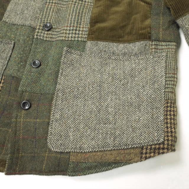 新品 RRL LIMITED EDITION Patchwork Tweed Overshirt Jacket 新品 RRL LIMITED EDITION Patchwork Tweed Overshirt Jacket