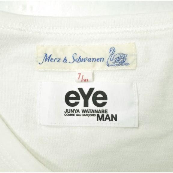 eYe COMME des GARCONS JUNYA WATANABE MAN x Merz b.Schwanen 別注 WネームロゴTシャツ 7(XL) ホワイト 半袖 トップス g13217 |  | 02