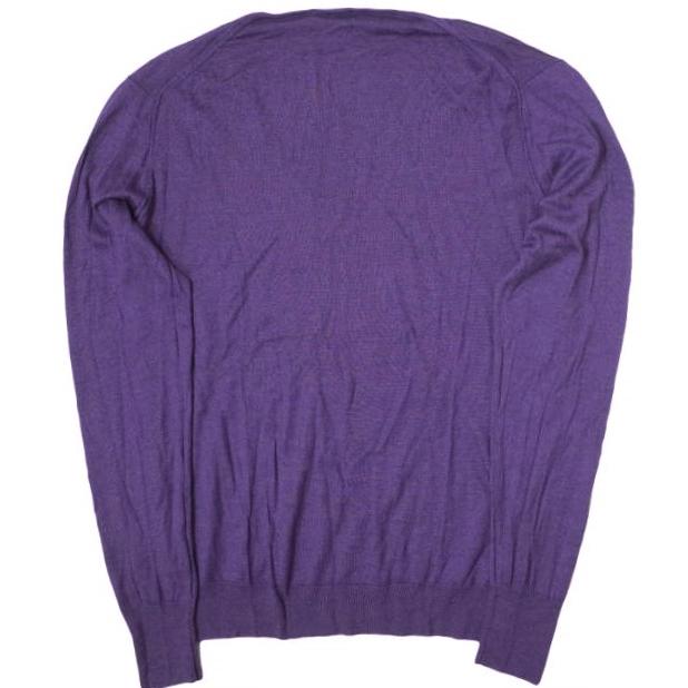 CRUCIANI クルチアーニ イタリア製 カシミヤシルク ハイゲージVネックニット 531-170195 38 パープル セーター プルオーバー g13225 |  | 01