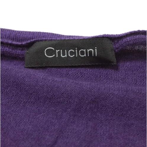 CRUCIANI クルチアーニ イタリア製 カシミヤシルク ハイゲージVネックニット 531-170195 38 パープル セーター プルオーバー g13225 |  | 02
