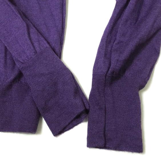 CRUCIANI クルチアーニ イタリア製 カシミヤシルク ハイゲージVネックニット 531-170195 38 パープル セーター プルオーバー g13225 |  | 05