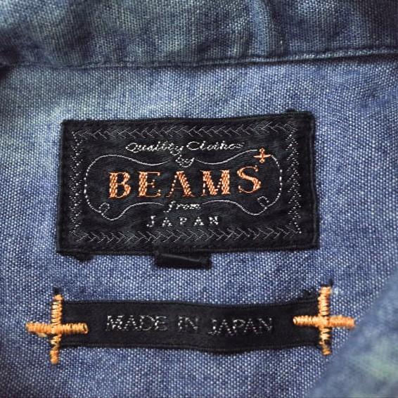 BEAMS ＋シャンブレー　プルオーバーボタンダウンシャツ BEAMS+ シャツ BEAMS PLUS / シャンブレー プルオーバー