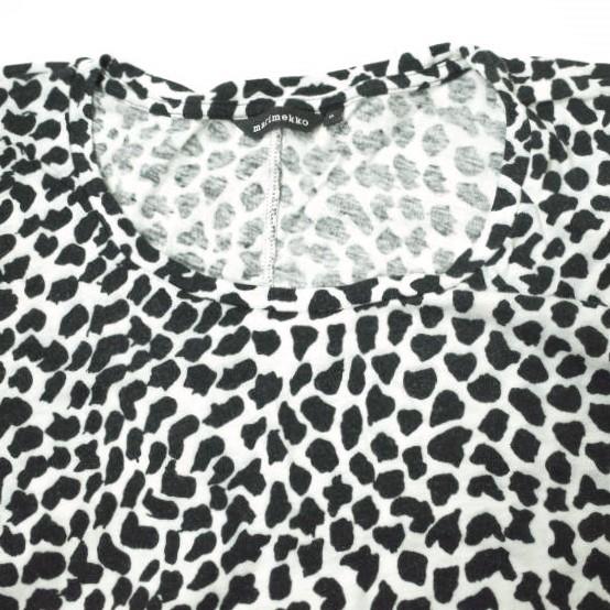 marimekko マリメッコ MAKAKI 2 PITKA IKAVA アニマルプリント ロングワンピース 52183-5-46598 M ブラック/ホワイト マキシ g13252 |  | 04