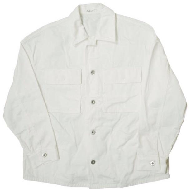 ENCHANTEMENT アンシャントマン 日本製 ホワイトツイルオーバージャケット 591-1270218 1 WHITE アウター g13273 | 