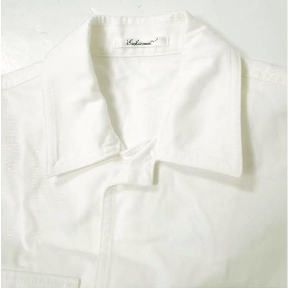ENCHANTEMENT アンシャントマン 日本製 ホワイトツイルオーバージャケット 591-1270218 1 WHITE アウター g13273 |  | 03