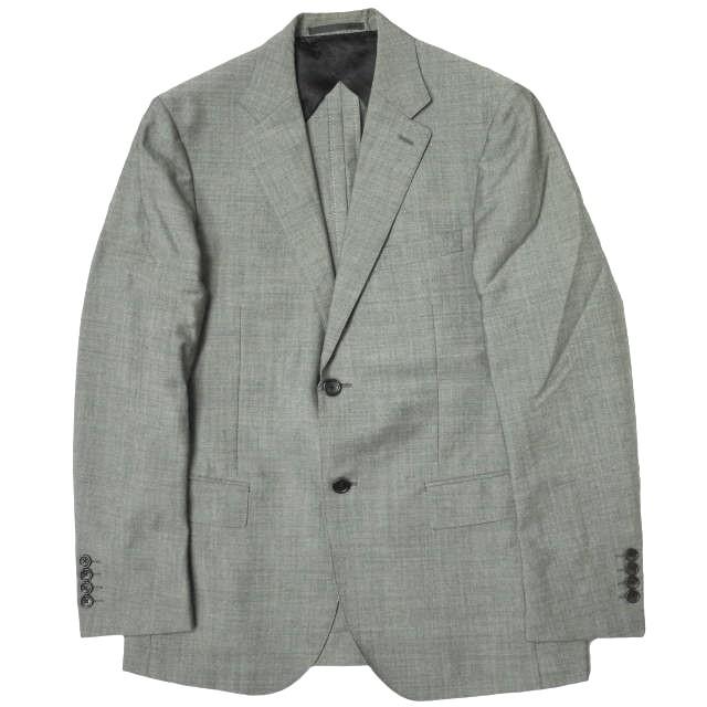 BEAUTY＆YOUTH UNITED ARROWS Dress シャンブレー2Bジャケット＆ノープリーツパンツ Narrow 48 グレー スーツ セットアップ g13281 |  | 01