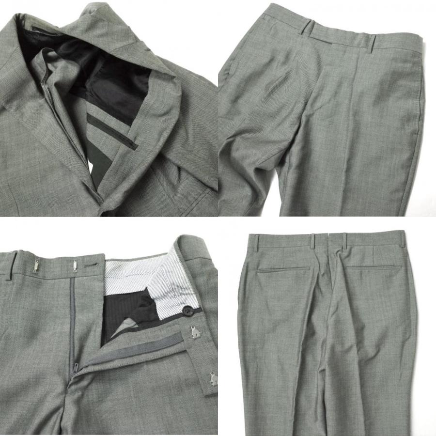 BEAUTY＆YOUTH UNITED ARROWS Dress シャンブレー2Bジャケット＆ノープリーツパンツ Narrow 48 グレー スーツ セットアップ g13281 |  | 08