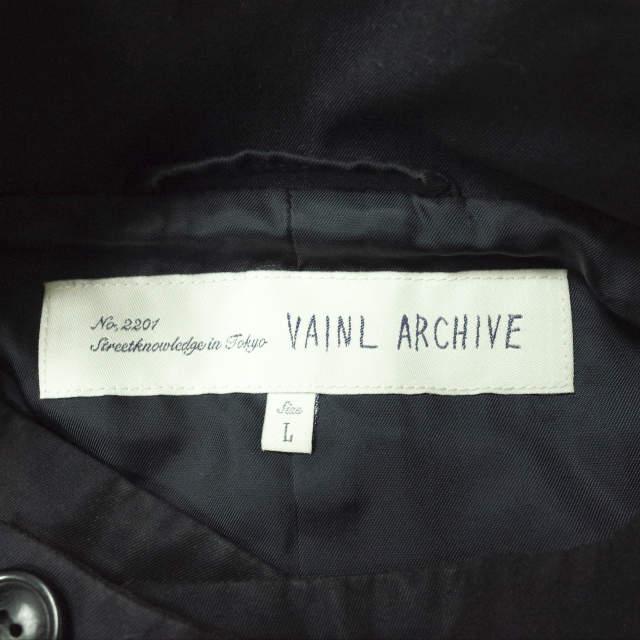 VAINL ARCHIVE x BEAUTY＆YOUTH ヴァイナルアーカイブ 別注 CHILL COAT コットンギャバ ステンカラーコート 2215BY001 L ネイビー g13288 |  | 02