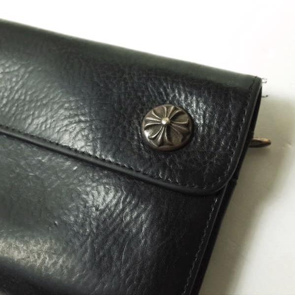 CHROME HEARTS クロムハーツ WAVE WALLET CROSS BUTTONS BLACK HEAVY LEATHER ウェーブウォレット ブラック 長財布 g13291 |  | 03