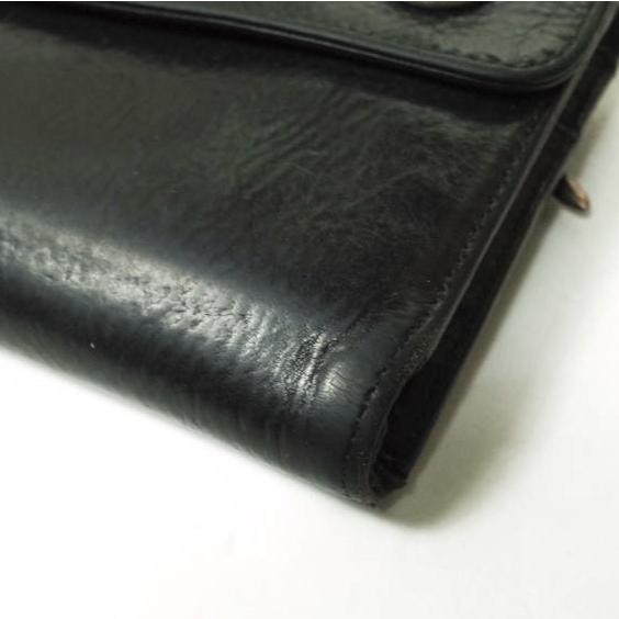 CHROME HEARTS クロムハーツ WAVE WALLET CROSS BUTTONS BLACK HEAVY LEATHER ウェーブウォレット ブラック 長財布 g13291 |  | 04