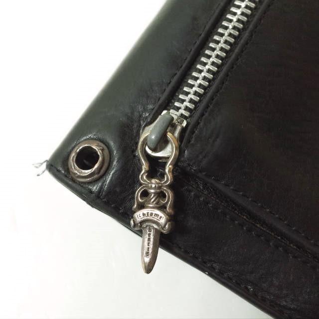 CHROME HEARTS クロムハーツ WAVE WALLET CROSS BUTTONS BLACK HEAVY LEATHER ウェーブウォレット ブラック 長財布 g13291 |  | 05