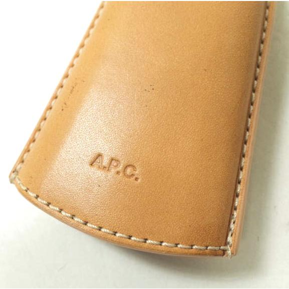 新品 A.P.C. アーペーセー Tho キーケース 24173102270 Natural Beige スムースレザー キーホルダー g13325 |  | 02