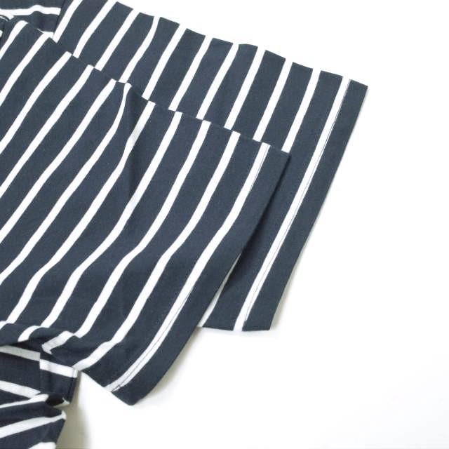 新品 RANDT アールアンドティー Logo S/S Stripe T-Shirt ロゴプリント ボーダーTシャツ XS NAVY 半袖 Rough＆Tumble ネペンテス g13334 |  | 02