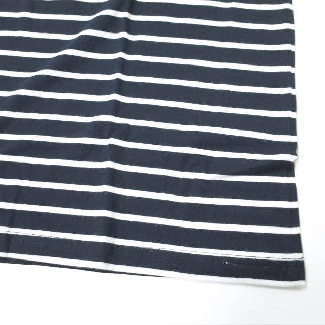 新品 RANDT アールアンドティー Logo S/S Stripe T-Shirt ロゴプリント ボーダーTシャツ XS NAVY 半袖 Rough＆Tumble ネペンテス g13334 |  | 03