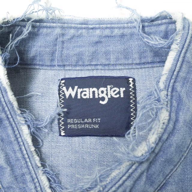 Wrangler x Bshop ラングラー ビショップ 23SS 別注 WESTERN SHIRTS - USED カットオフデニムウエスタンシャツ WS9320 L Indigo g13346 |  | 02