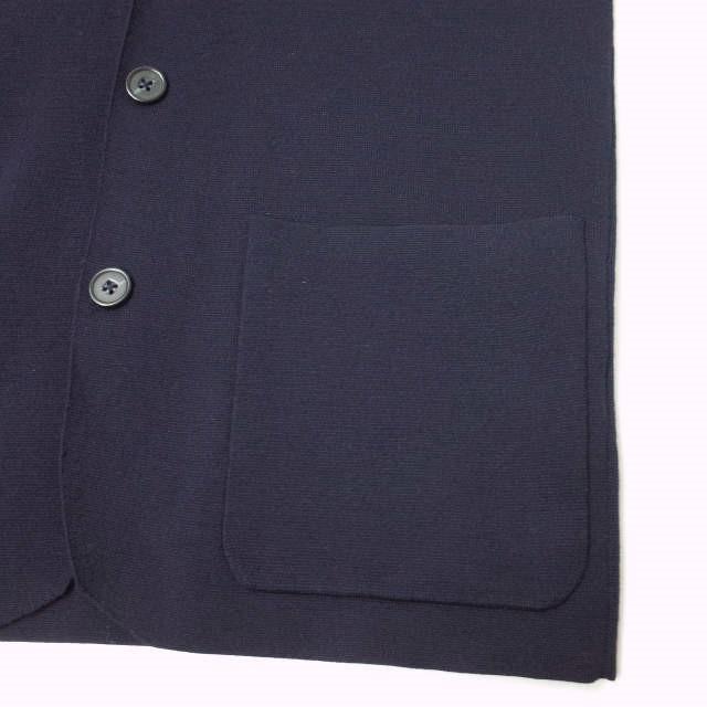 UNIQLO U ユニクロユー ミラノリブジャケット 351-432924 L NAVY ニット テーラード カーディガン クリストフルメール アウター g13350 |  | 03
