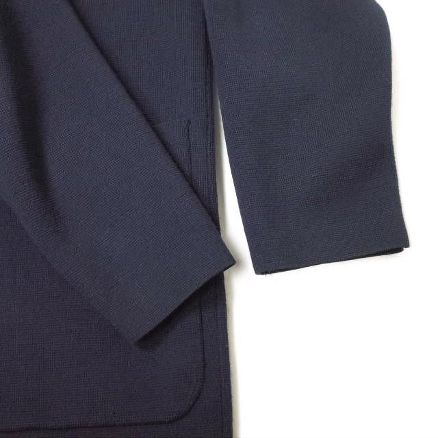 UNIQLO U ユニクロユー ミラノリブジャケット 351-432924 L NAVY ニット テーラード カーディガン クリストフルメール アウター g13350 |  | 04