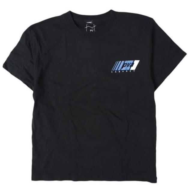 CABARET POVAL キャバレーポヴァール Durrell Tee ロゴプリントTシャツ M BLACK 半袖 トップス g13376 | 
