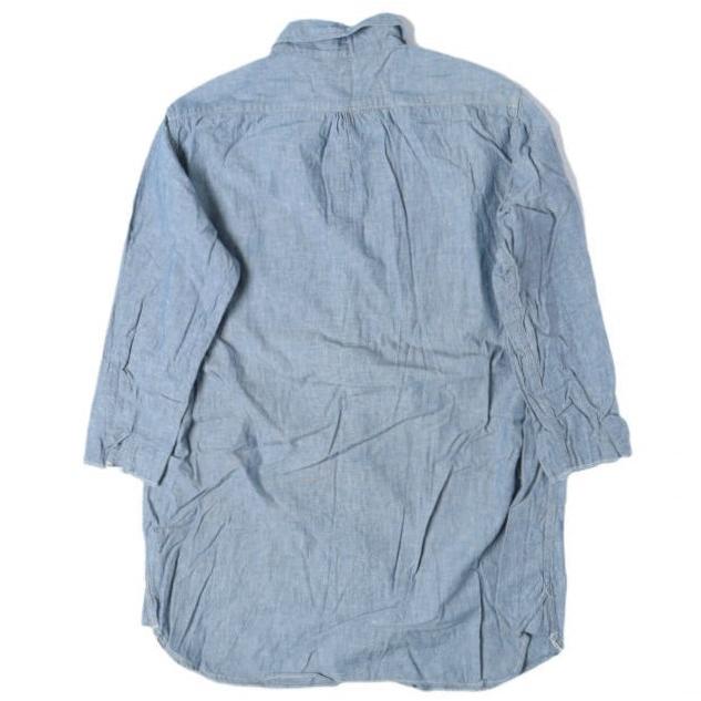 orslow x BEAMS BOY オアスロウ ビームスボーイ 別注 日本製 ロングワークシャツ 1(ONE SIZE) Blue 七分袖 シャンブレー トップス g13382 |  | 01