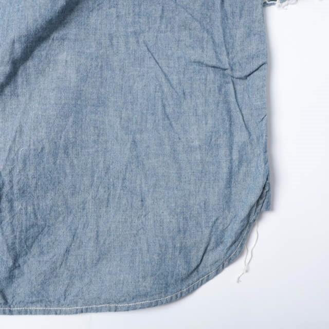 orslow x BEAMS BOY オアスロウ ビームスボーイ 別注 日本製 ロングワークシャツ 1(ONE SIZE) Blue 七分袖 シャンブレー トップス g13382 |  | 06