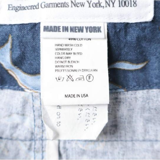 FWK by ENGINEERED GARMENTS エンジニアードガーメンツ 16SS Baker Jacket - Dolphin Print ドルフィンプリント ベイカージャケット 1 NAVY |  | 07