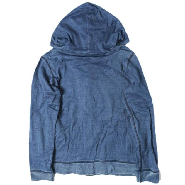 BEAMS BOY ビームスボーイ インディゴ染めスウェットジップアップパーカー 1314-0954-509 ONE SIZE Indigo セパレートポケット トップス |  | 01