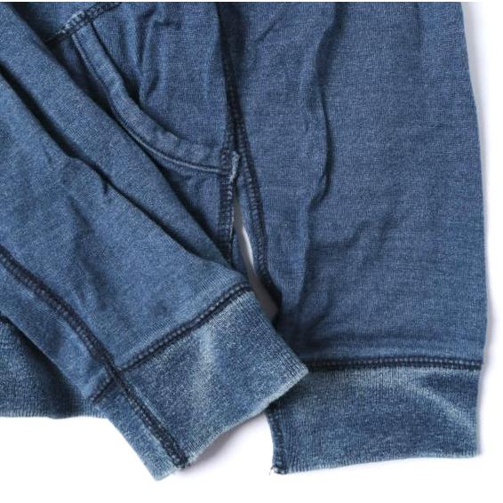 BEAMS BOY ビームスボーイ インディゴ染めスウェットジップアップパーカー 1314-0954-509 ONE SIZE Indigo セパレートポケット トップス |  | 05