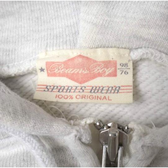 BEAMS BOY ビームスボーイ セパレートポケット スウェットジップアップパーカー FC-B20 0(ONE SIZE) Heather Grey 裏起毛 トップス g13387 |  | 02