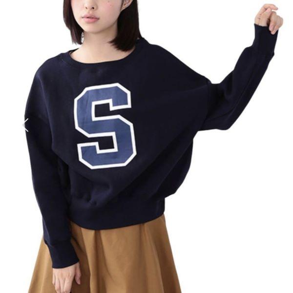 SCREEN STARS x BEAMS BOY スクリーンスターズ ビームスボーイ 別注 Sロゴ ドルマンスリーブスウェット 13-13-0122-146 S NAVY 裏起毛 |  | 02