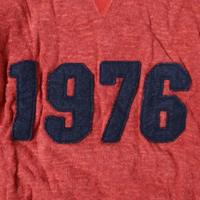 BEAMS BOY ビームスボーイ 日本製 1976 フロッキーロゴ Vガゼットクルーネックニット ONE SIZE RED セーター プルオーバー トップス g13389 |  | 04