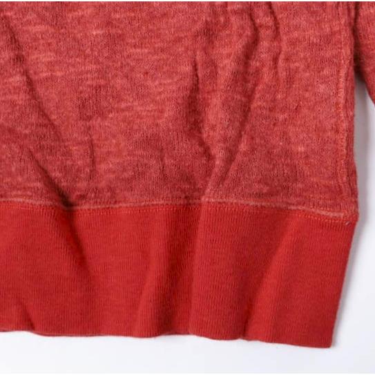 BEAMS BOY ビームスボーイ 日本製 1976 フロッキーロゴ Vガゼットクルーネックニット ONE SIZE RED セーター プルオーバー トップス g13389 |  | 06