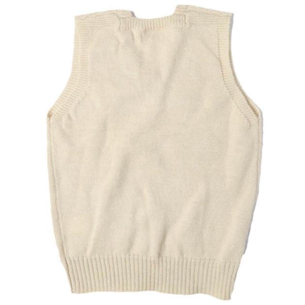 BEAMS BOY ビームスボーイ ウールVネックニットベスト 13-05-0056-138 ONE SIZE BEIGE セーター トップス g13390 |  | 01