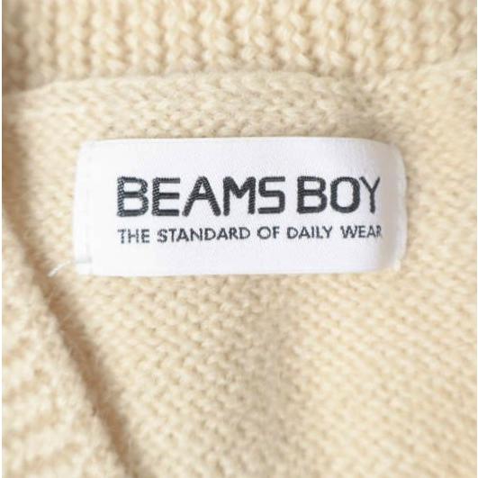 BEAMS BOY ビームスボーイ ウールVネックニットベスト 13-05-0056-138 ONE SIZE BEIGE セーター トップス g13390 |  | 02
