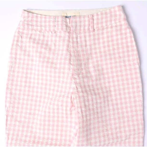 BEAMS BOY ビームスボーイ ストレッチサッカーギンガムチェックスラックス 13-23-0099-803 0 PINK パンツ ボトムス g13392 |  | 04