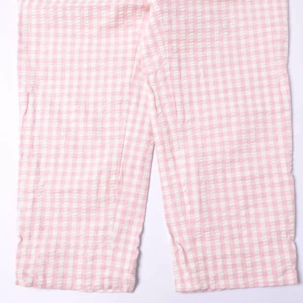 BEAMS BOY ビームスボーイ ストレッチサッカーギンガムチェックスラックス 13-23-0099-803 0 PINK パンツ ボトムス g13392 |  | 07