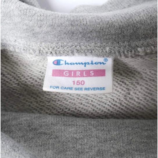 Champion x E hyphen world gallery チャンピオン 別注 ロゴ刺繍 モックネックスウェット GIRLS 150 Gray トレーナー 裏毛 ハイネック |  | 02