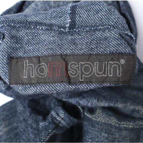 homspun ホームスパン 日本製 インディゴ染め ノースリーブパーカー 161-6166 M Indigo トップス g13401 |  | 02
