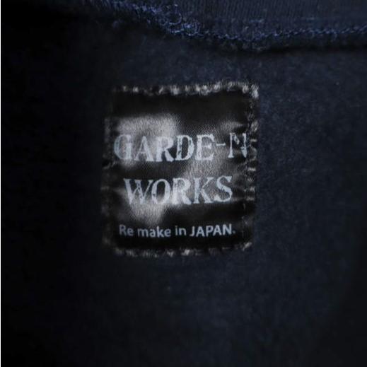 GARDE-N WORKS 裏起毛 モックネックリメイクスウェット Free NAVY トレーナー garden730 トップス g13408 |  | 02