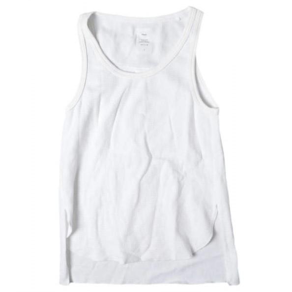 Name. ネーム 日本製 ワッフルタンクトップ NWCU-17SS-009 2 WHITE サーマル ノースリーブ トップス g13410 | 