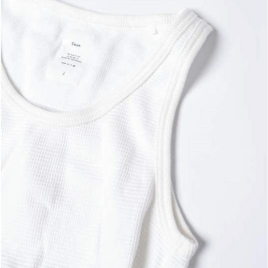 Name. ネーム 日本製 ワッフルタンクトップ NWCU-17SS-009 2 WHITE サーマル ノースリーブ トップス g13410 |  | 04