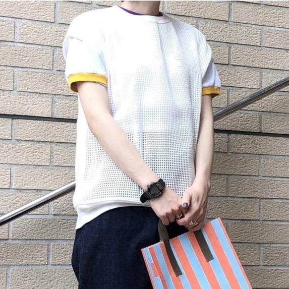 HAVERSACK ハバーザック 日本製 メッシュノースリーブトップ 812024 1 WHITE ベスト カットソー トップス g13411 |  | 02