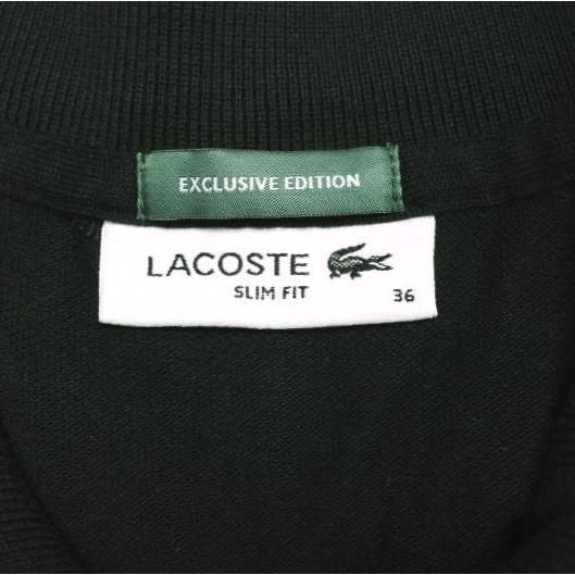 LACOSTE x BEAMS BOY ラコステ ビームスボーイ 別注 ポロワンピース EF008PL 36 ブラック 鹿の子 半袖 ポロシャツ トップス g13615 |  | 02
